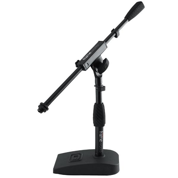 gator microphone stands gator frameworks gfw-mic-0821 bass drum and amp mic stand with single section boom