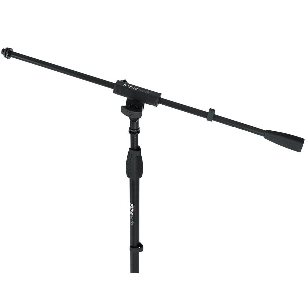 gator microphone stands gator frameworks gfw-mic-2010 tripod mic stand with standard twist clutch and single section boom