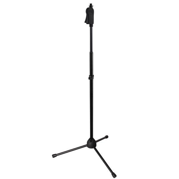 gator microphone stands gator frameworks gfw-mic-2100 tripod mic stand with deluxe one-handed clutch