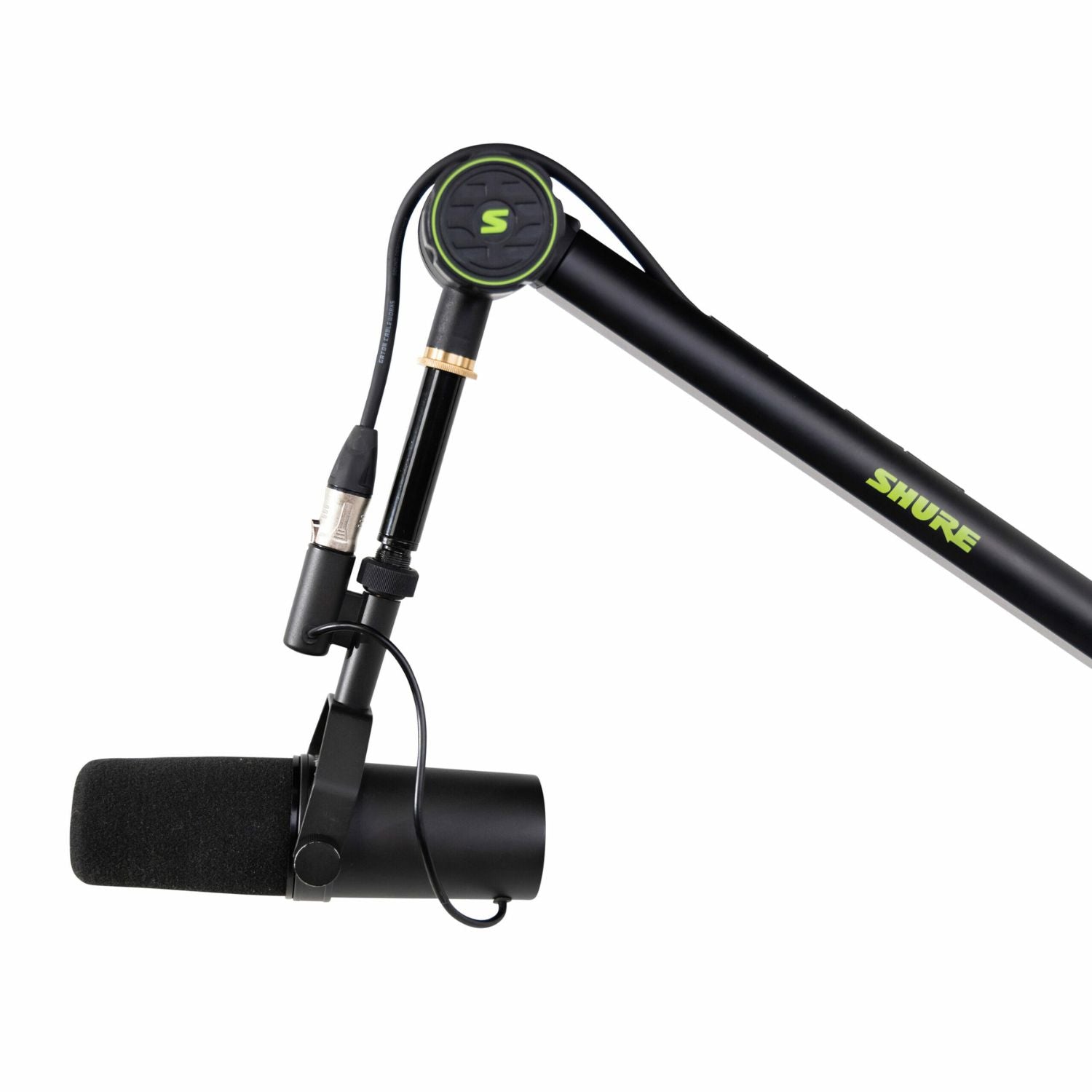 Gator Microphone Stands Gator Shure Desk-Mounted Articulating Boom Arm Microphone Stand
