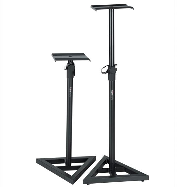 gator monitor stands gator frameworks gfw-spk-sm50 adjustable studio monitor stands - pair