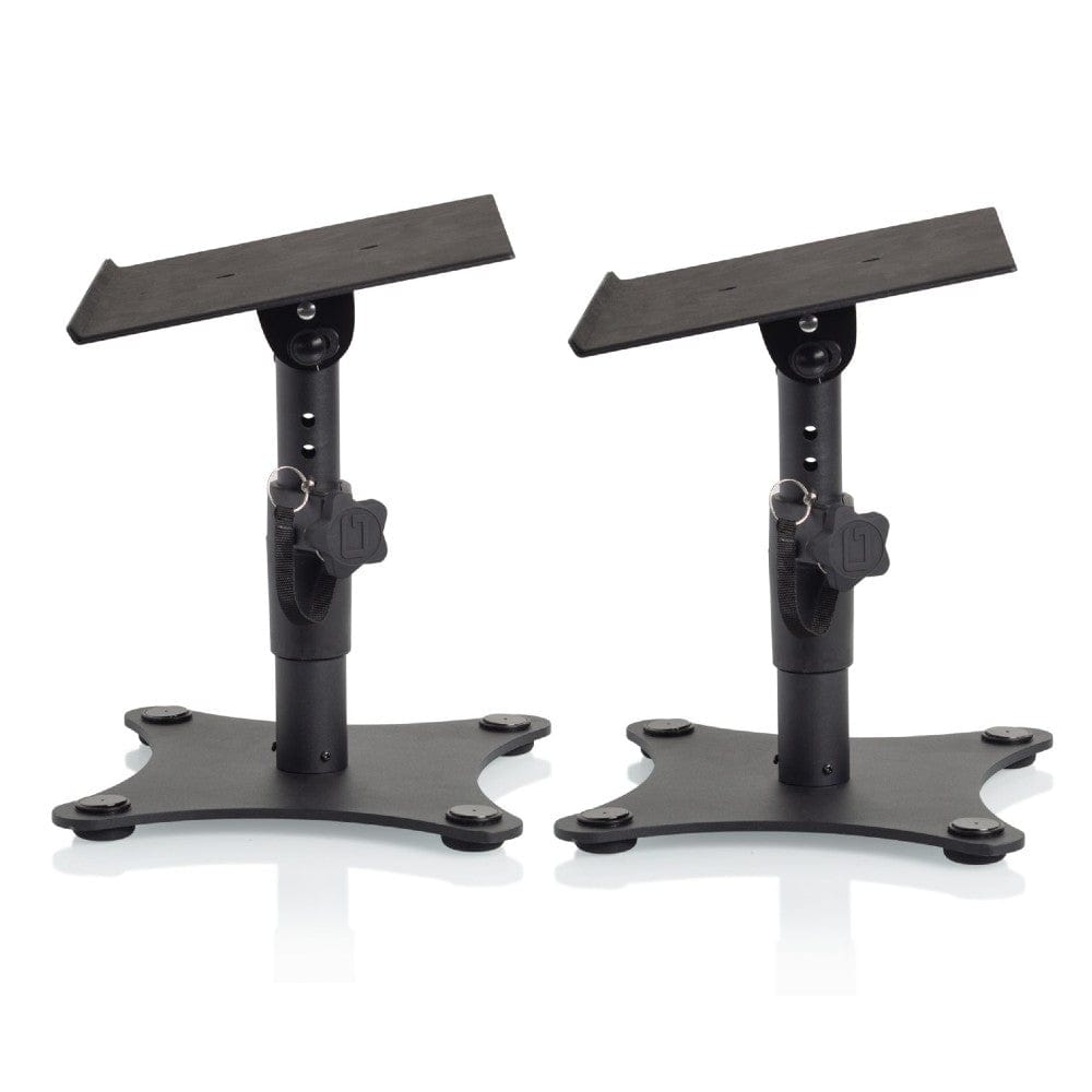 gator monitor stands gator gfwspkstmndsk desktop studio monitor stand