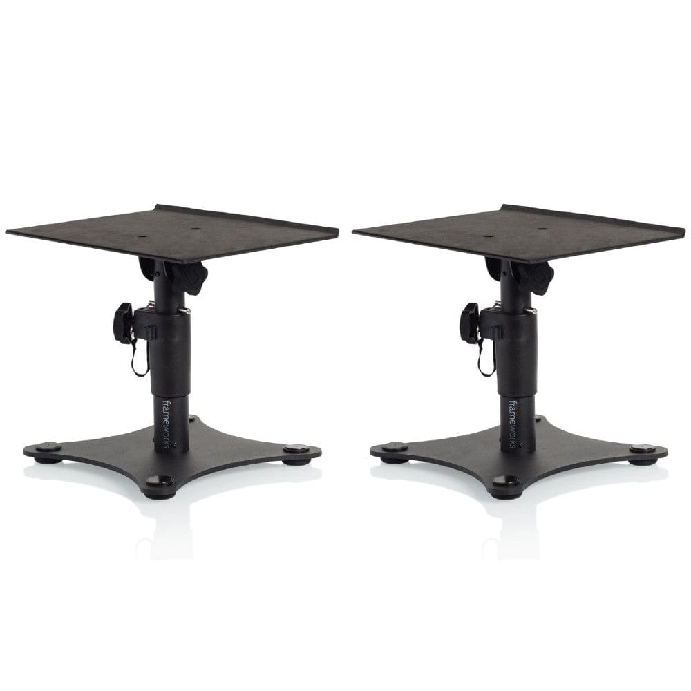 gator monitor stands gator gfwspkstmndsk desktop studio monitor stand