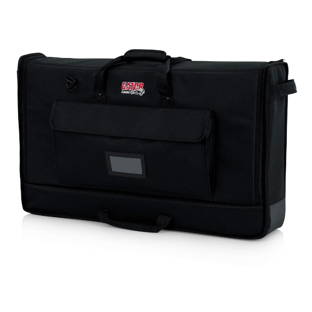 gator other cases and gigbags gator g-lcd-tote-md medium padded lcd nylon carry tote bag- black