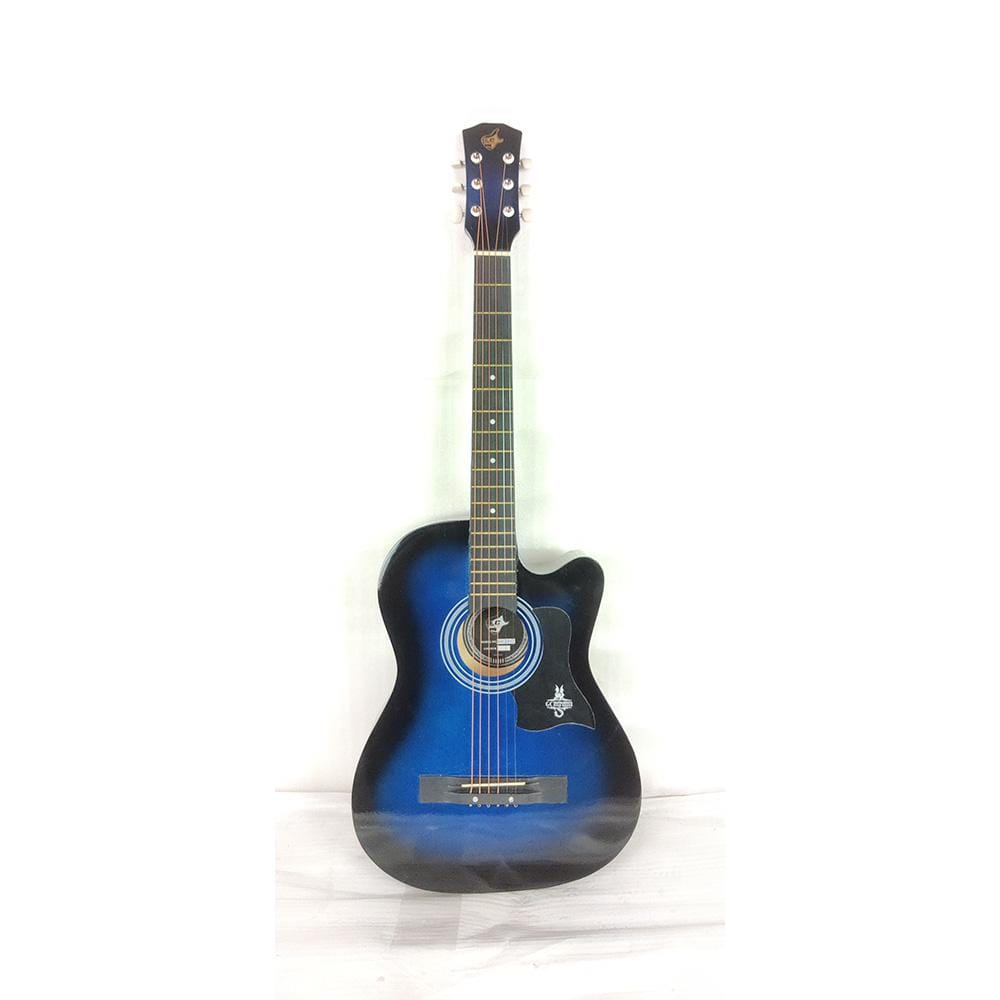 gc acoustic guitars 368112 gc 38c acoustic guitar with truss rod and bag - blue burst - open box b stock #barcode_368112