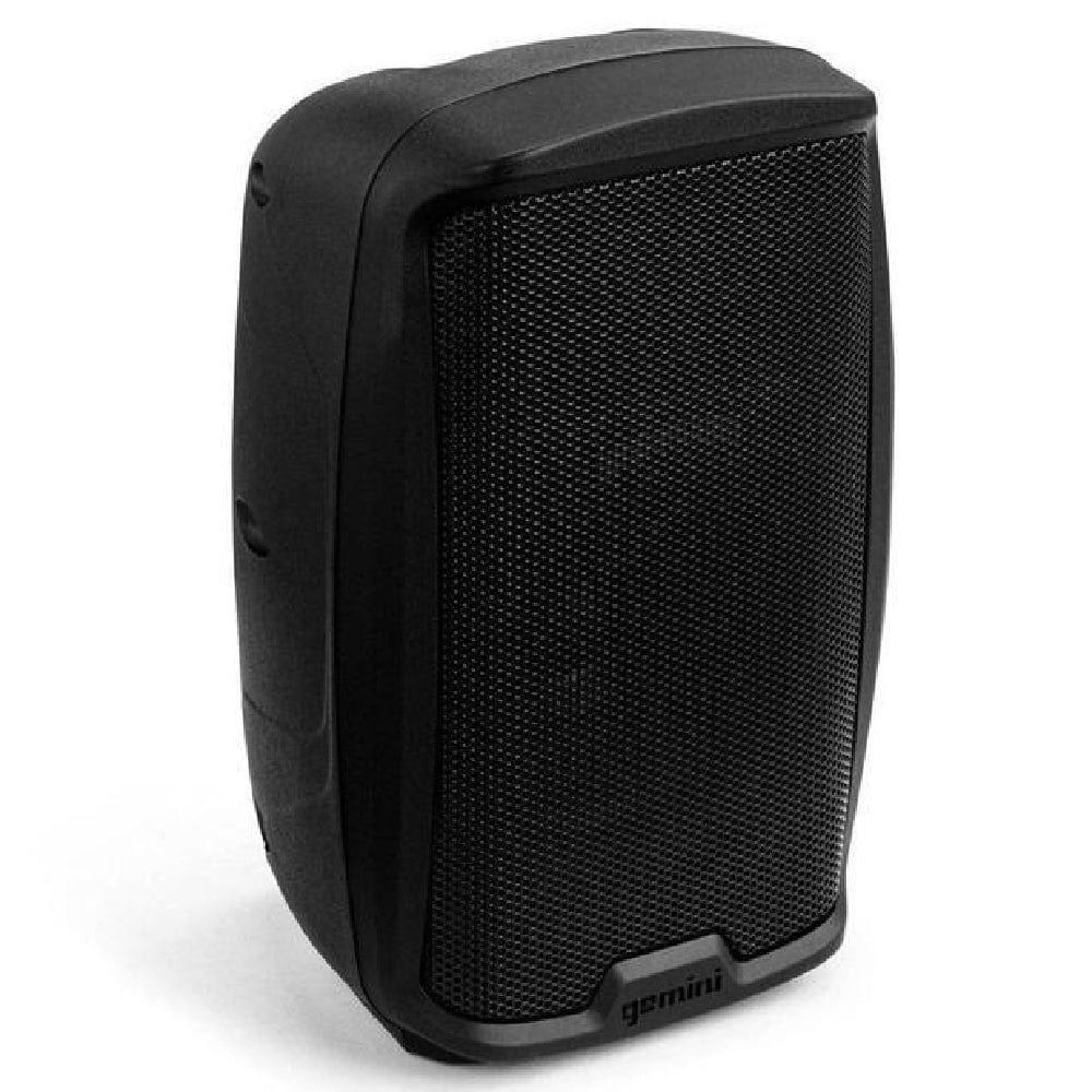gemini active pa speakers black gemini as-2108p 500 watt active 8” loudspeaker