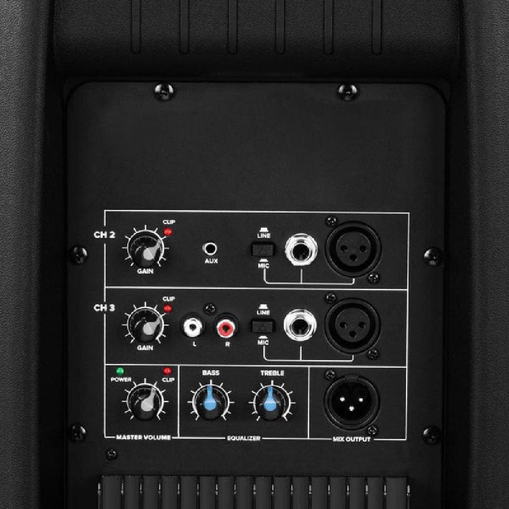 gemini active pa speakers black gemini as-2115p 2000 watt active 15” loudspeaker