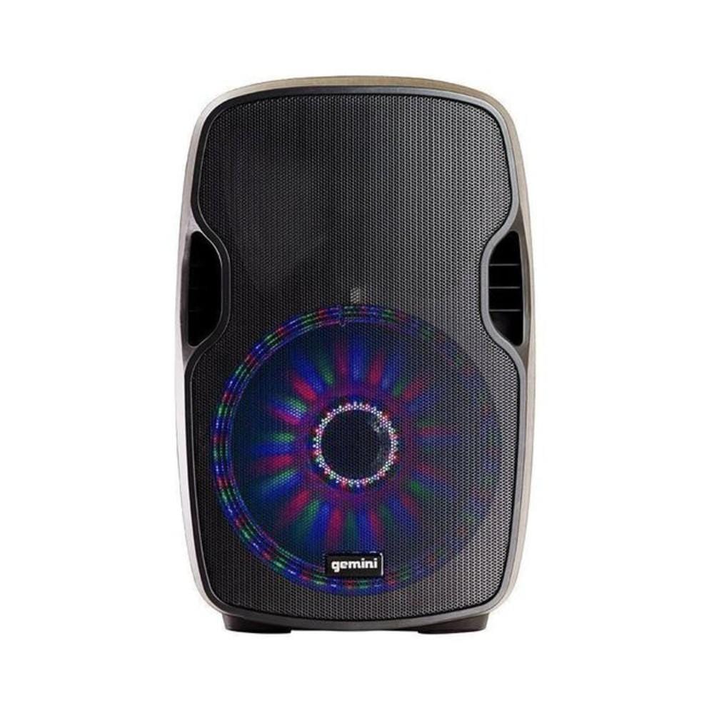 gemini active pa speakers gemini as series multi led bluetooth portable active pa loudspeaker #size_15-inch