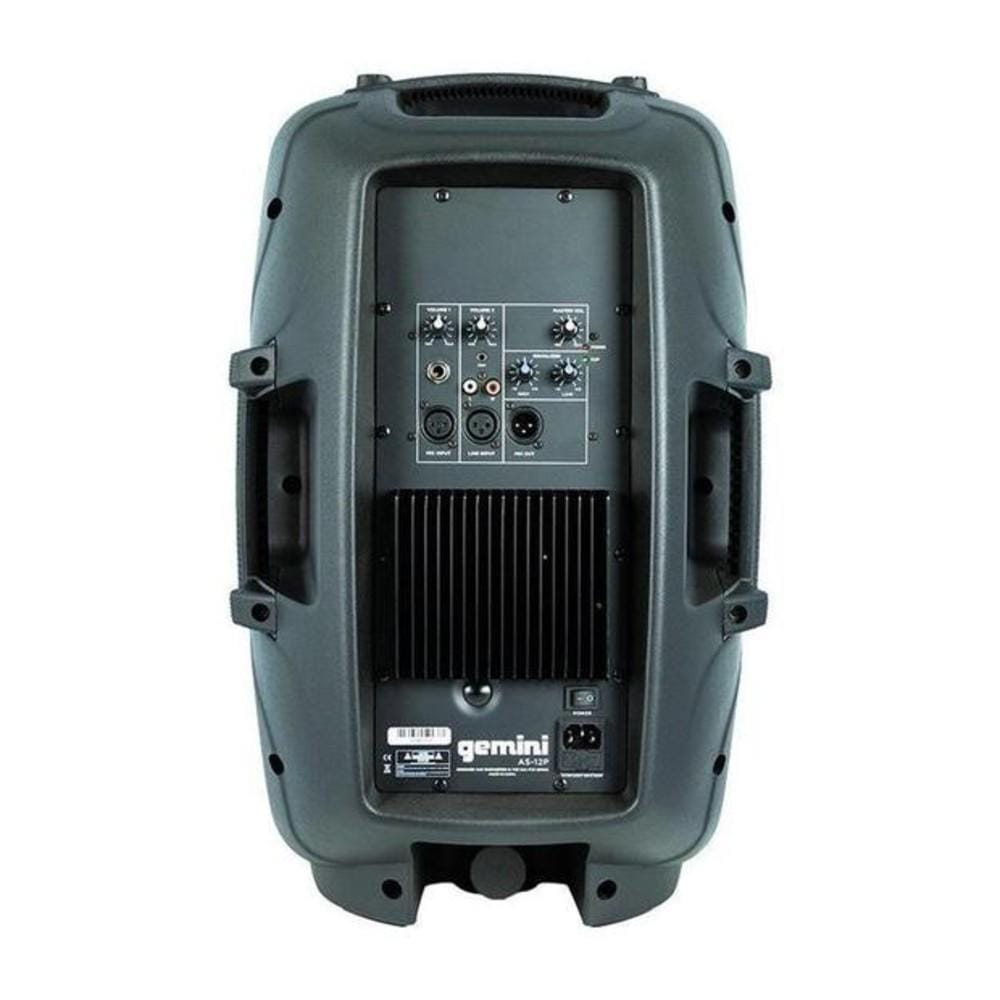 gemini active pa speakers gemini as12p as series 2-way portable active pa loudspeaker