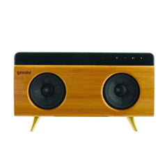 Gemini Bluetooth Speakers Gemini BRS-230 30W Portable Bluetooth Speaker - Bamboo Finish