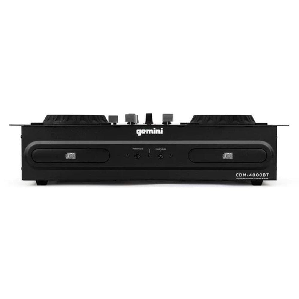 gemini cd mp3 media players black gemini cdm-4000bt dual cd-usb media player with bluetooth