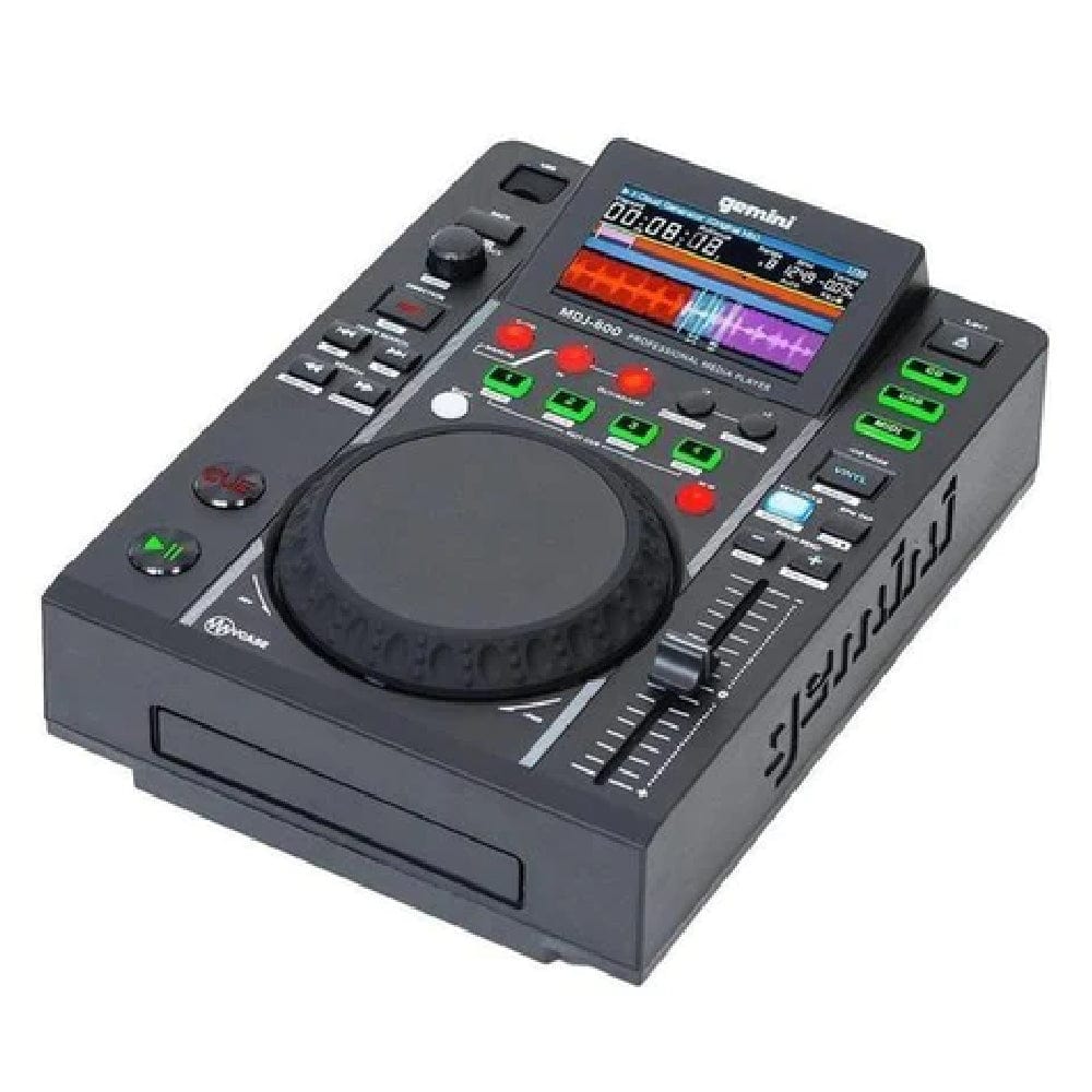 gemini cd mp3 media players black gemini mdj-600 professional cd and usb media player