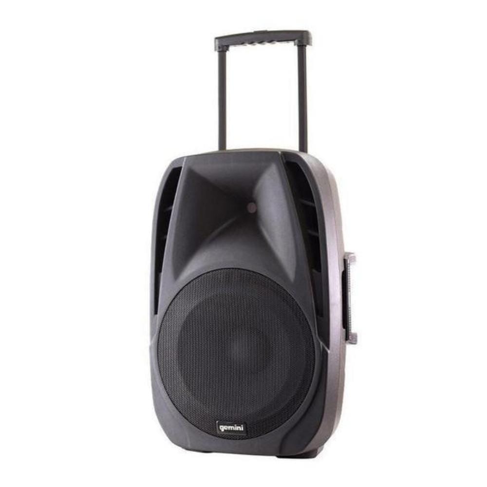 gemini multimedia speakers gemini es-15togo rechargeable bluetooth trolley speaker
