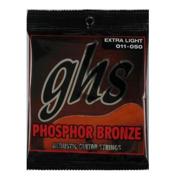 ghs acoustic guitar strings ghs s315 acoustic guitar strings, extra light - phosphor bronze