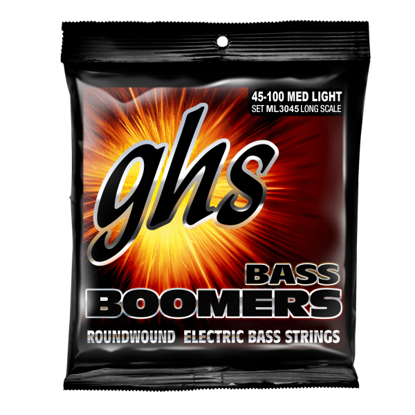 ghs bass guitar strings ghs ml3045 bass boomers electric bass guitar strings - medium light