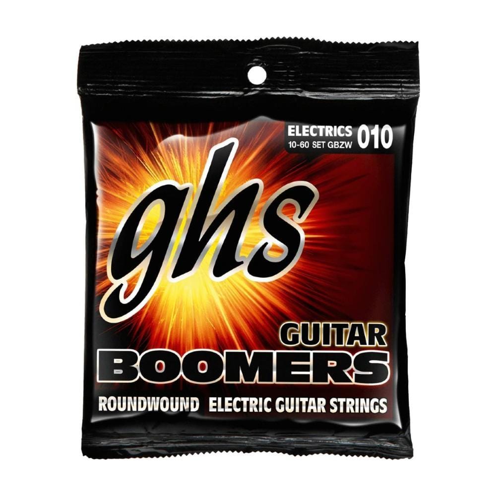 ghs electric guitar strings ghs strings gzbw boomers nickel-plated electric guitar strings - heavyweight - 10-60