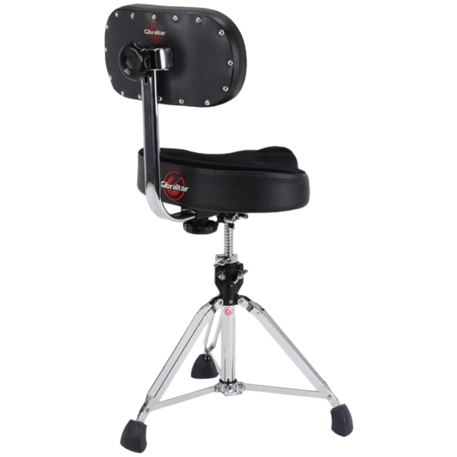 Gibraltar Drum Thrones Gibraltar 9608MB 9000 Series 16" Cordura Saddle Drum Throne with Backrest