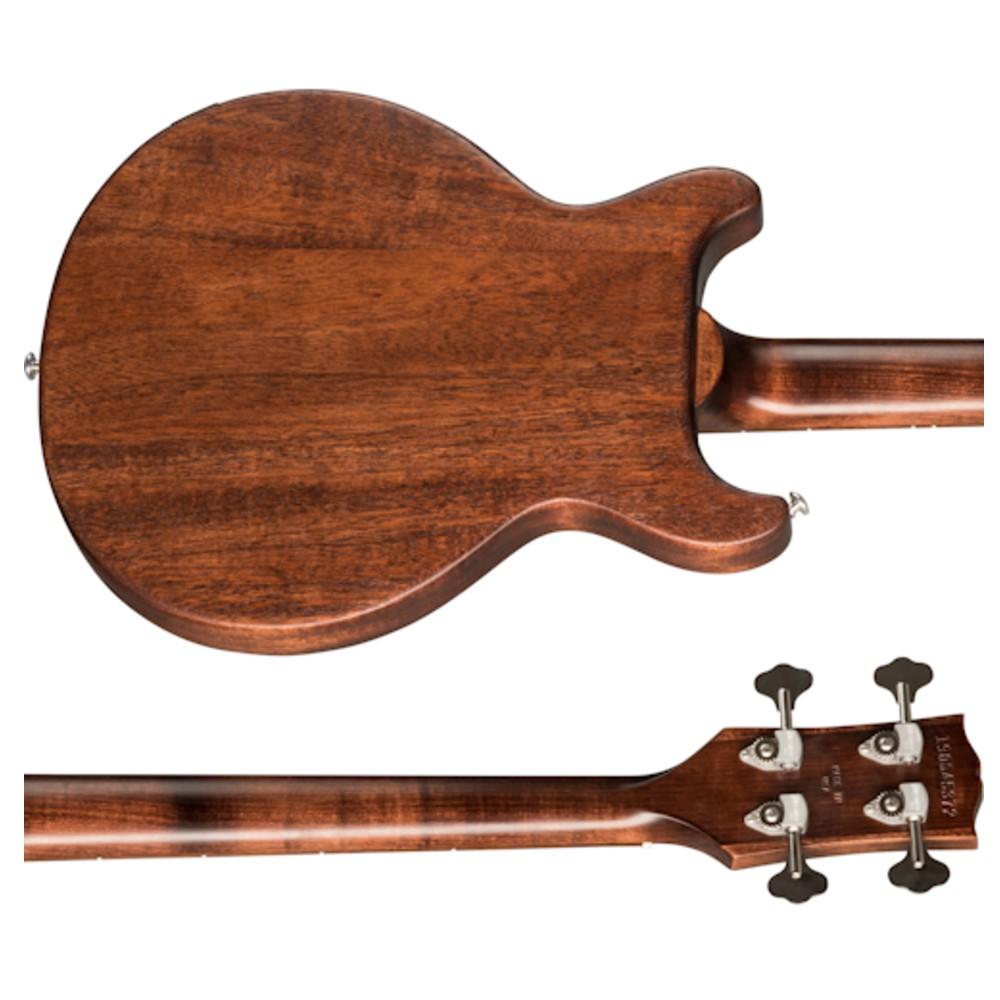 gibson bass guitars gibson les paul junior tribute dc 4-string bass guitar #color_worn-brown