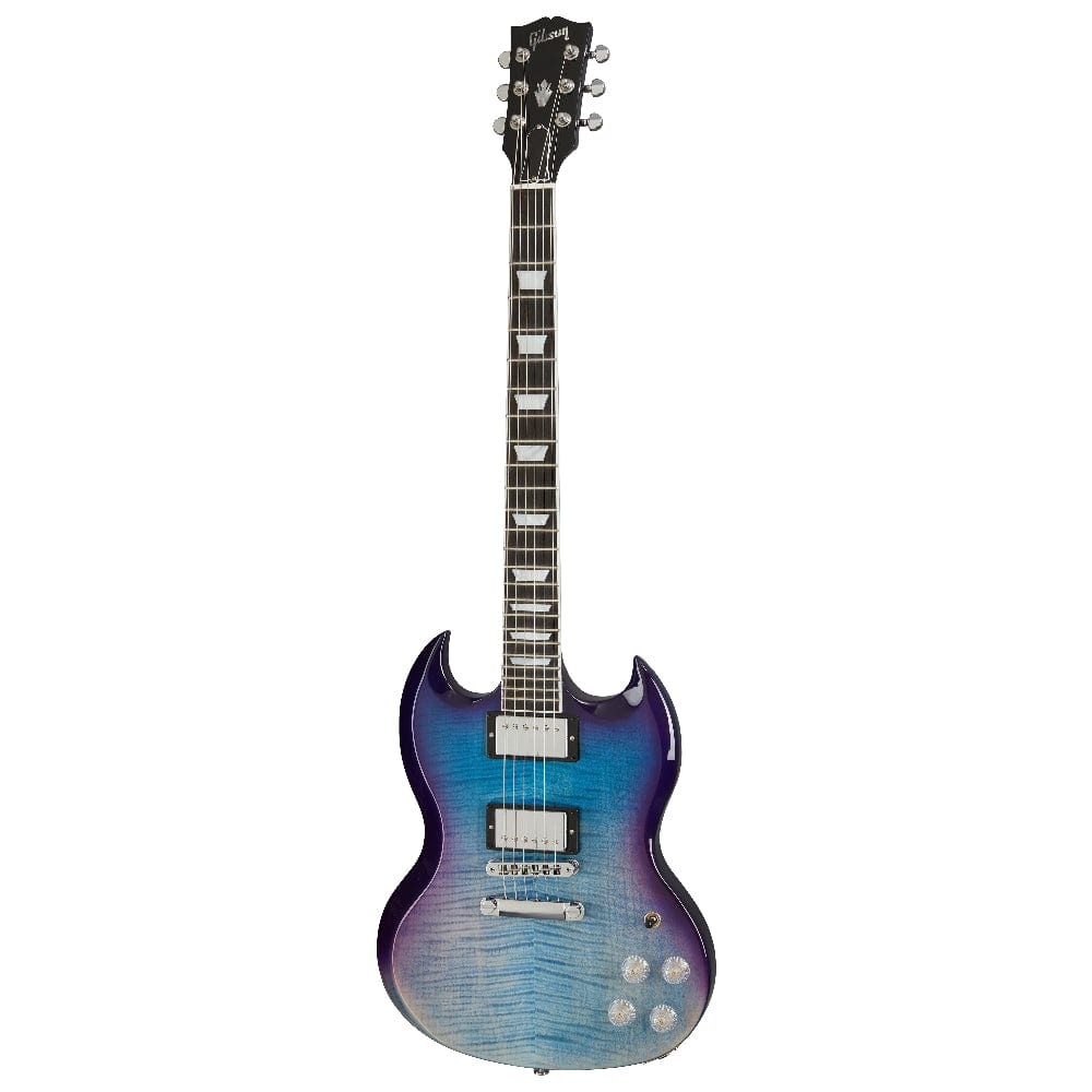 gibson electric guitars blueberry fade gibson sg modern 6 string electric guitar #color_blueberry-fade