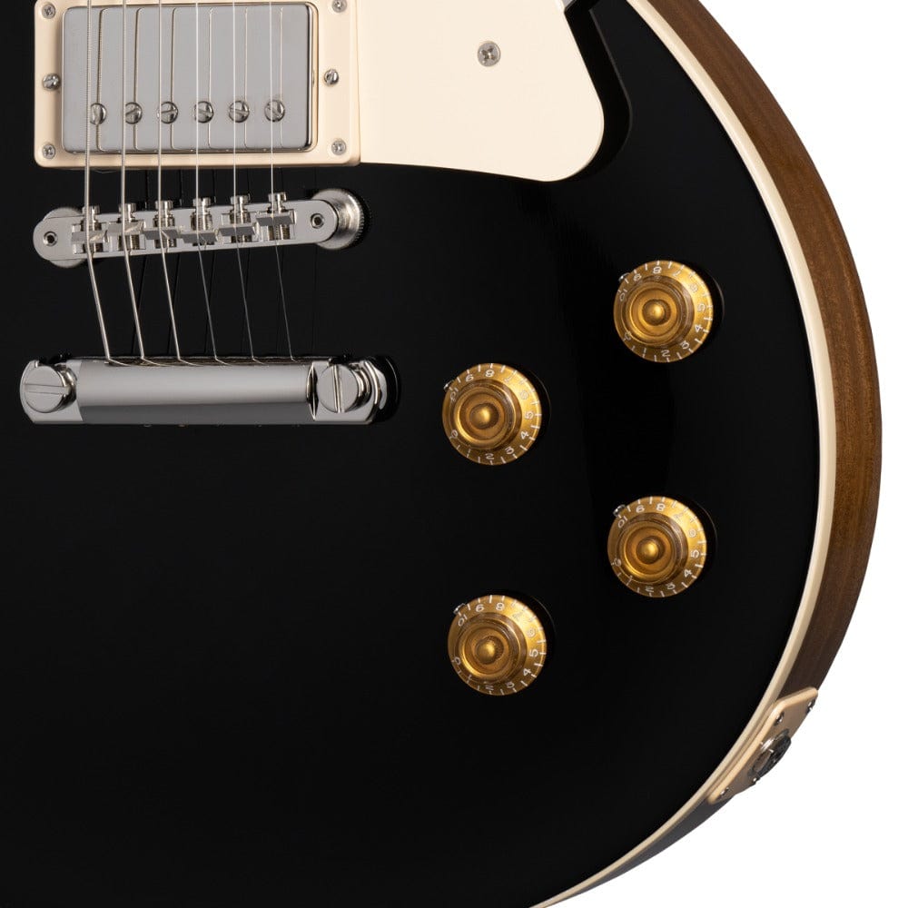 gibson electric guitars ebony gibson les paul standard 50s plain top 6 string electric guitar