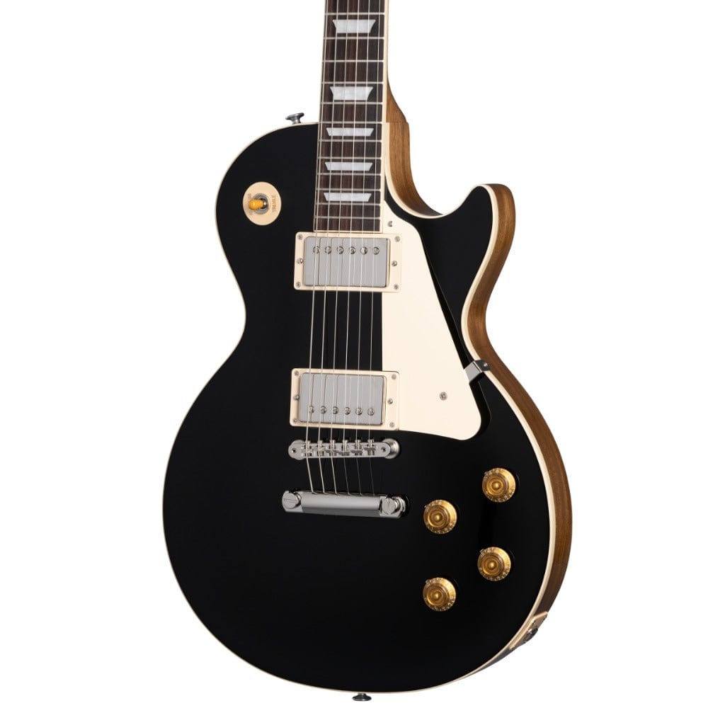 gibson electric guitars ebony gibson les paul standard 50s plain top 6 string electric guitar