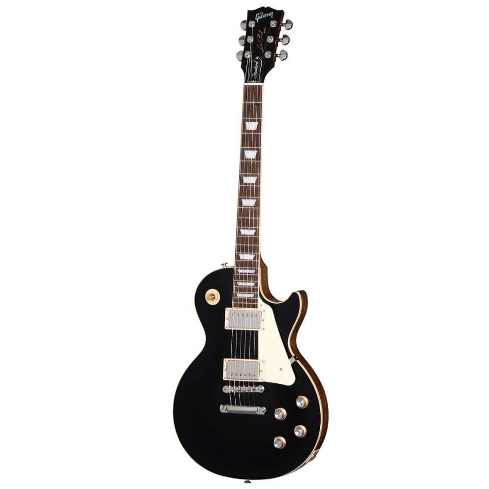 gibson electric guitars ebony gibson les paul standard 60s plain top 6 string electric guitar