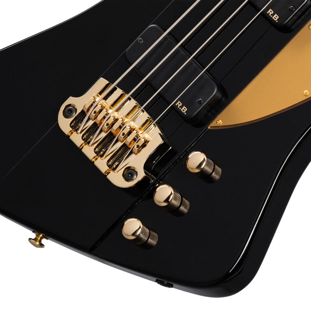 gibson electric guitars ebony gibson rex brown thunderbird 4 string electric guitar