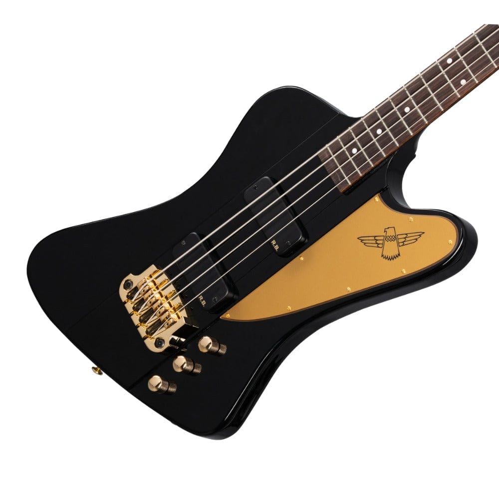 gibson electric guitars ebony gibson rex brown thunderbird 4 string electric guitar