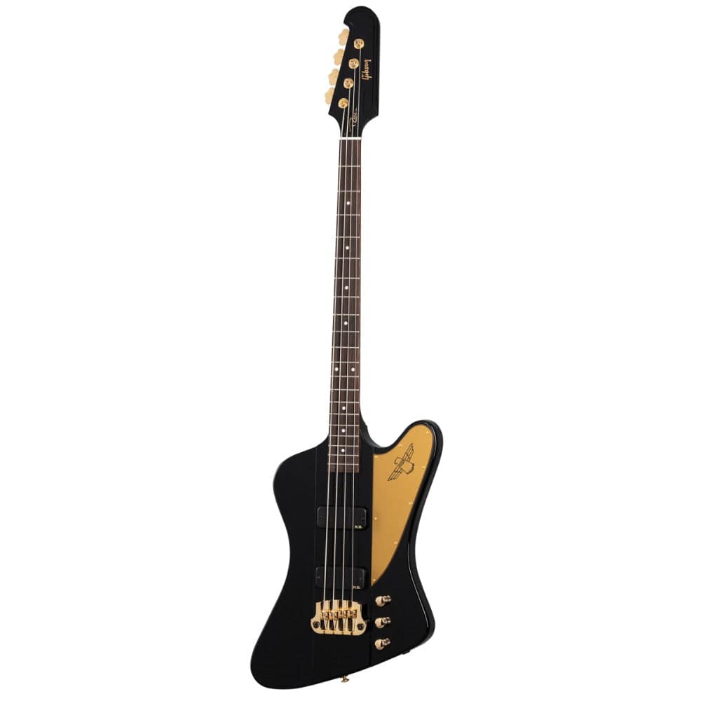 gibson electric guitars ebony gibson rex brown thunderbird 4 string electric guitar #color_ebony