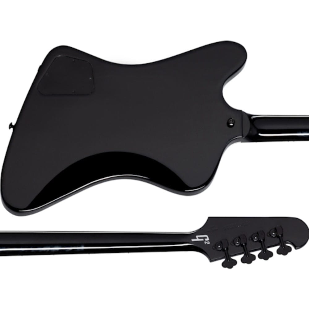 gibson electric guitars ebony mirror gibson gene simmons g2 thunderbird 4 string electric guitar