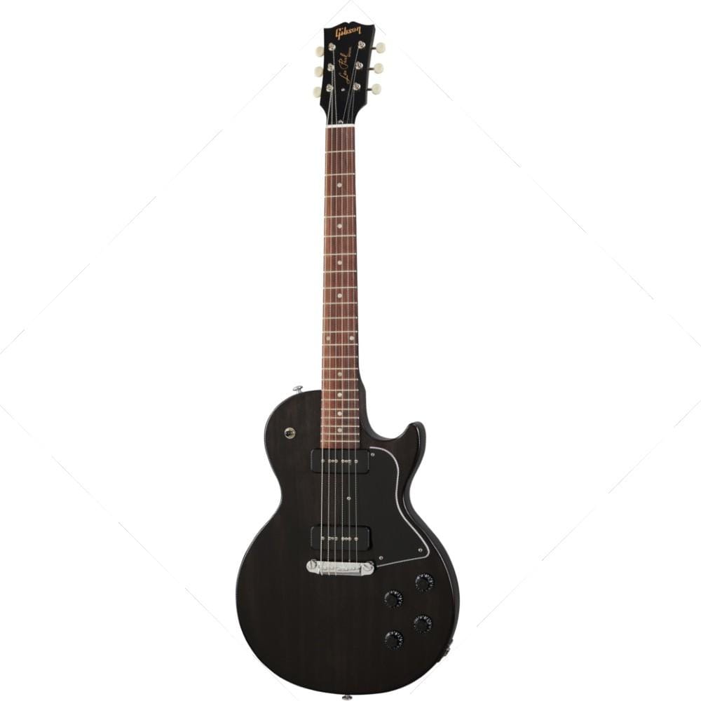 gibson electric guitars ebony vintage satin gibson 6-strings les paul special tribute p-90 electric guitar #color_ebony-vintage-satin