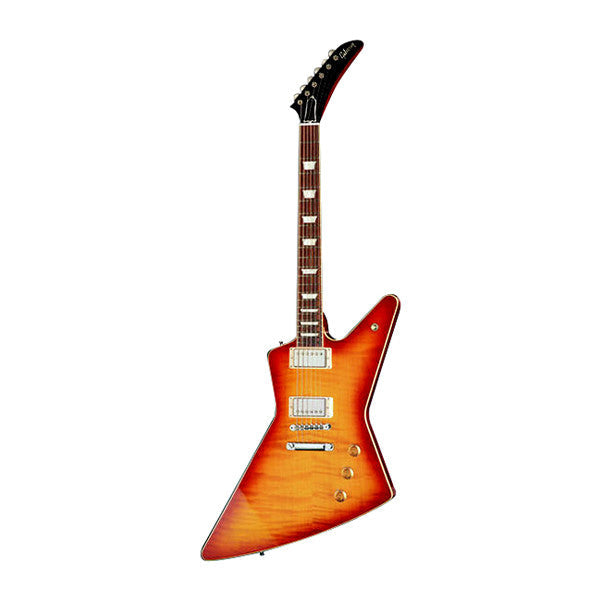 gibson electric guitars gibson 1958 explorer figured electric guitar - washed cherry