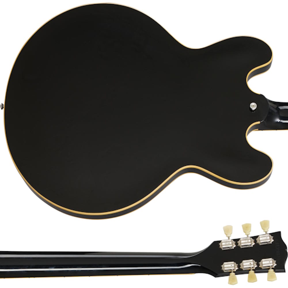 gibson electric guitars gibson es-335 6 string hollowbody electric guitar #color_vintage-ebony