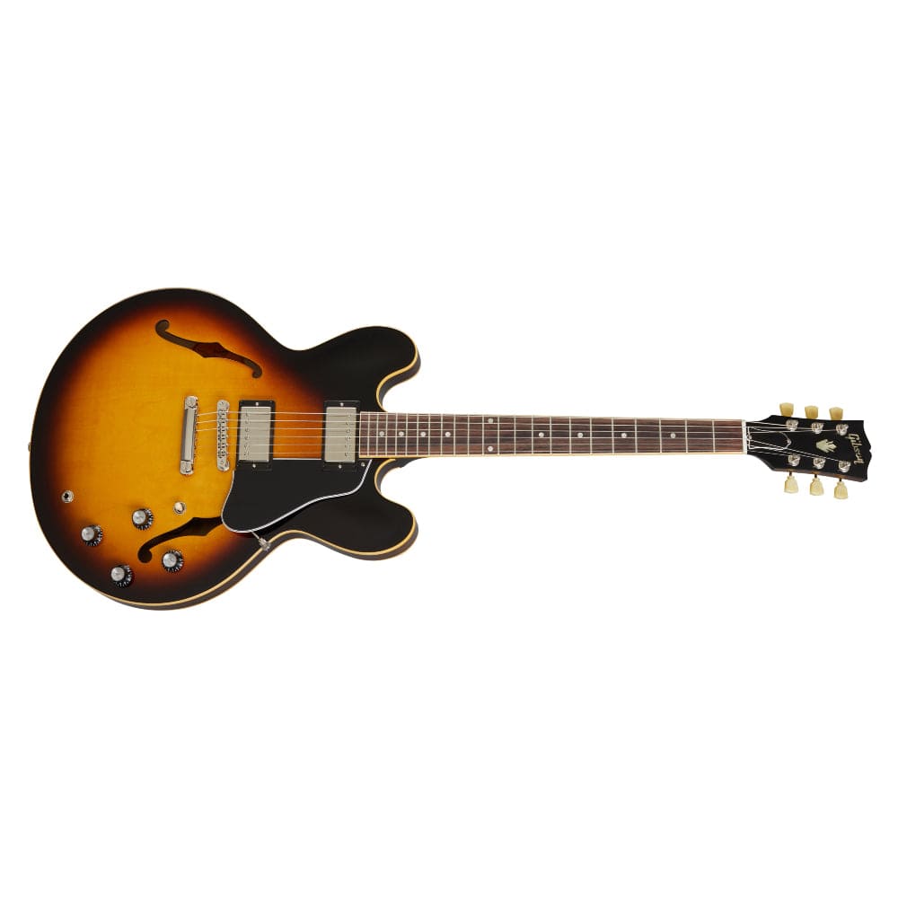 gibson electric guitars gibson es-335 6 string hollowbody electric guitar #color_vintage-burst
