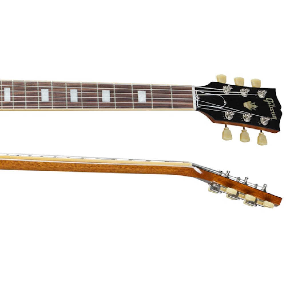 gibson electric guitars gibson es-335 figured 6 string hollowbody electric guitar #color_antique-natural