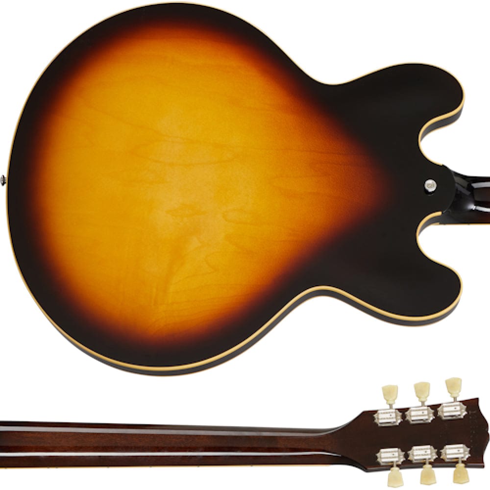 gibson electric guitars gibson es-345 6 string hollowbody electric guitar #color_vintage-burst