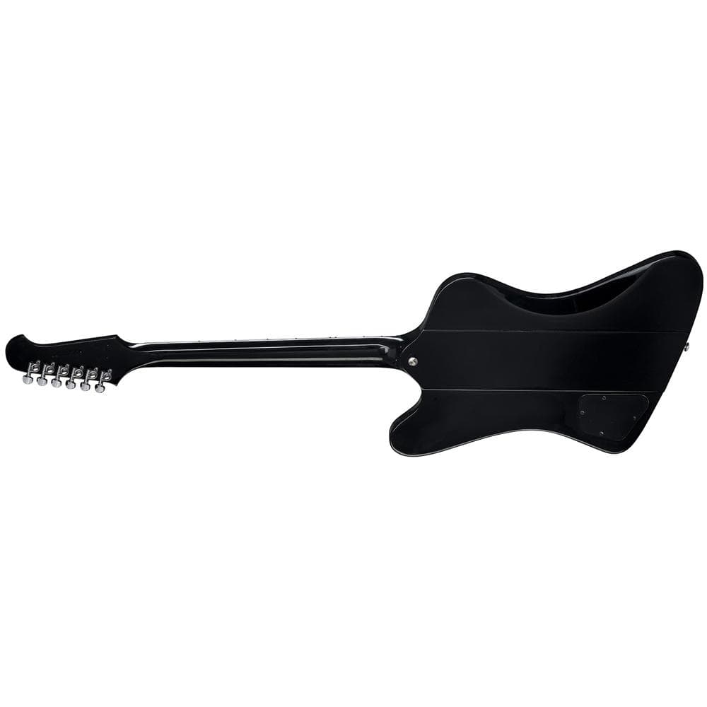 gibson electric guitars gibson firebird 2018 6-string electric guitar - torrefied granadillo fretboard - ebony finish