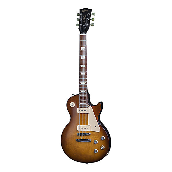 gibson electric guitars gibson les paul 60s 2016 t electric guitar - satin honeyburst with dark black