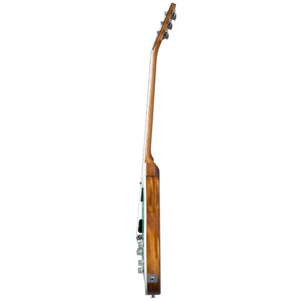 gibson electric guitars gibson les paul modern figured 6 string electric guitar #color_seafoam-green