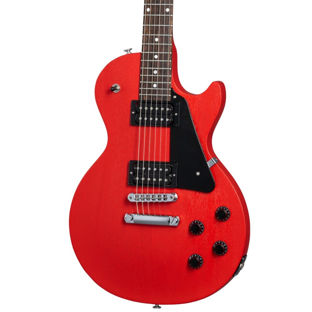 gibson electric guitars gibson les paul modern lite 6 string electric guitar #color_cardinal-red-satin