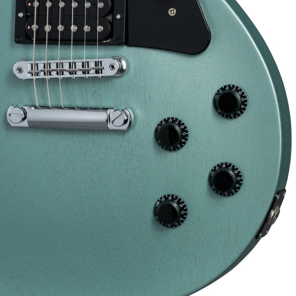 gibson electric guitars gibson les paul modern lite 6 string electric guitar #color_inverness-green-satin