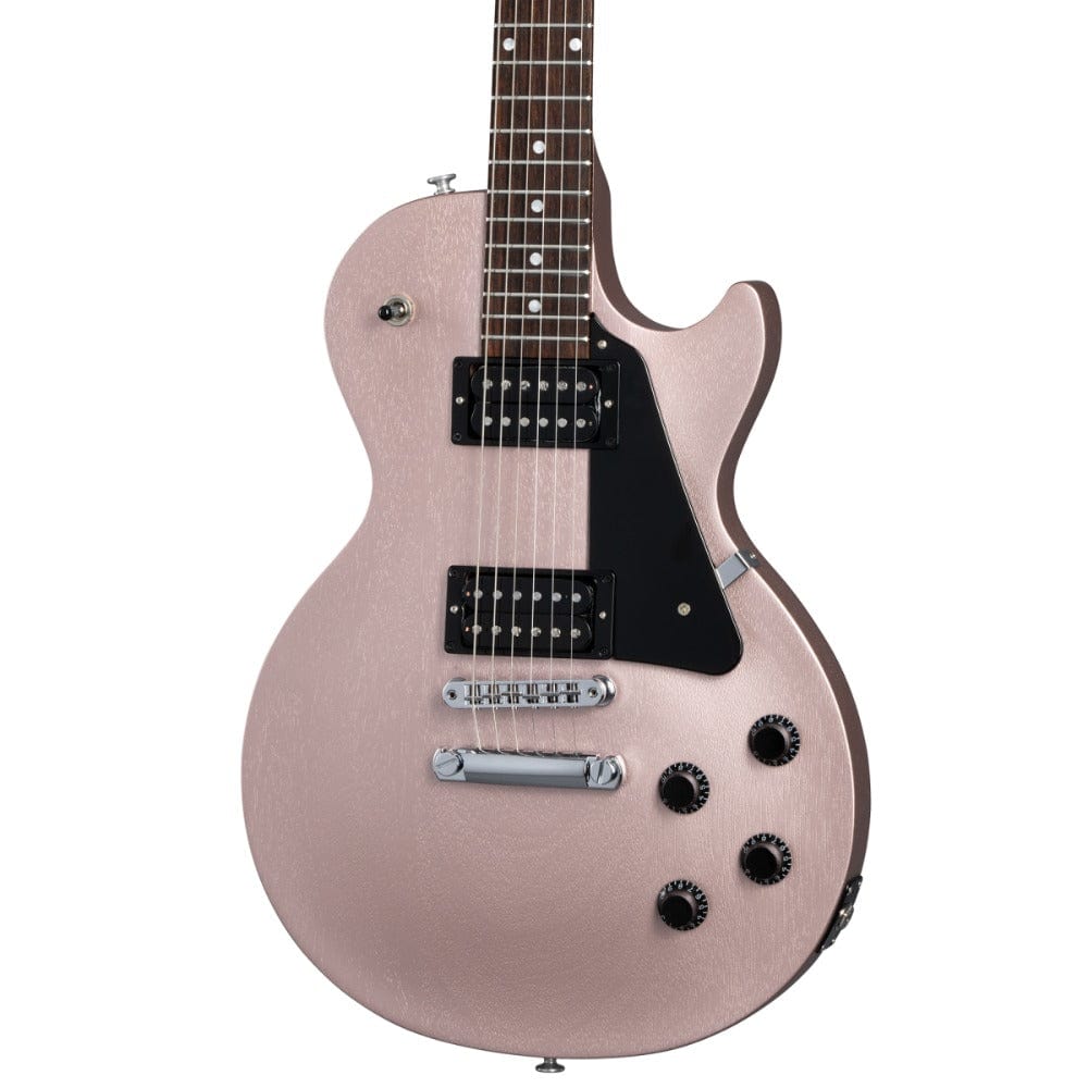 gibson electric guitars gibson les paul modern lite 6 string electric guitar #color_rose-gold-satin