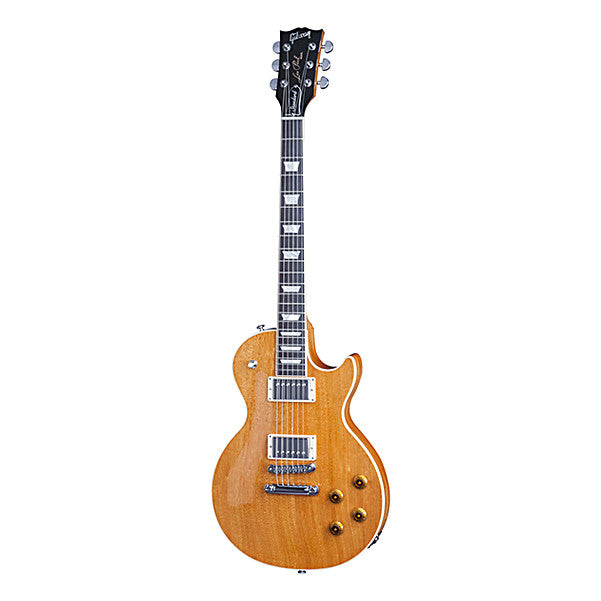 gibson electric guitars gibson les paul standard mahogany top electric guitar - natural