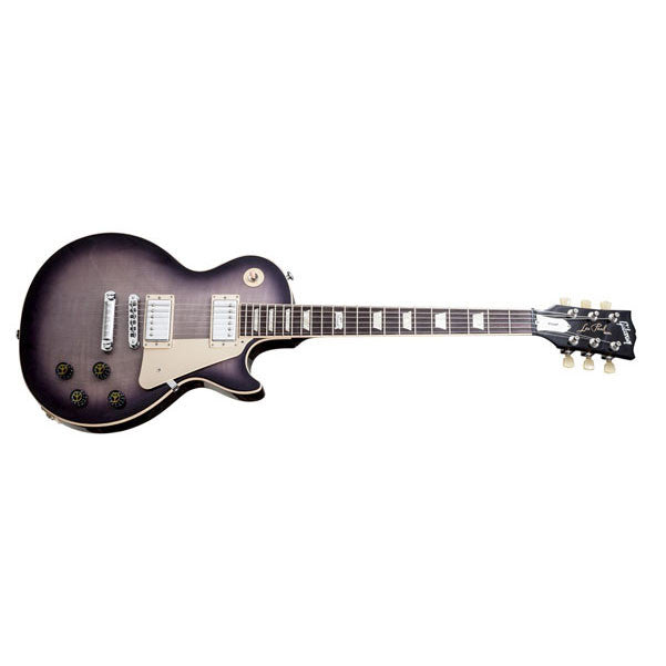 gibson electric guitars gibson lppcpprc1 electric guitar, les paul peace 2014 with min-etune, placid purple