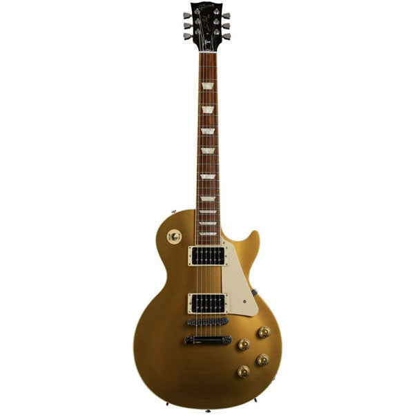 gibson electric guitars gibson lpstgold les paul signature t - goldtop