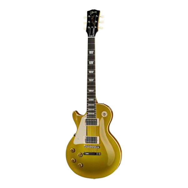 gibson electric guitars gibson standard historic lp 57 gt lh electric guitar - antique gold gloss