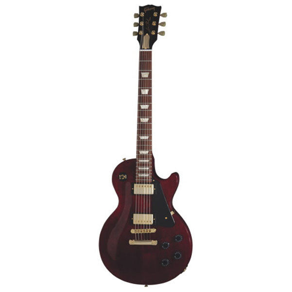 gibson electric guitars gibson usa les paul studio gold electric guitar, lpstuw1gh1 - wine red