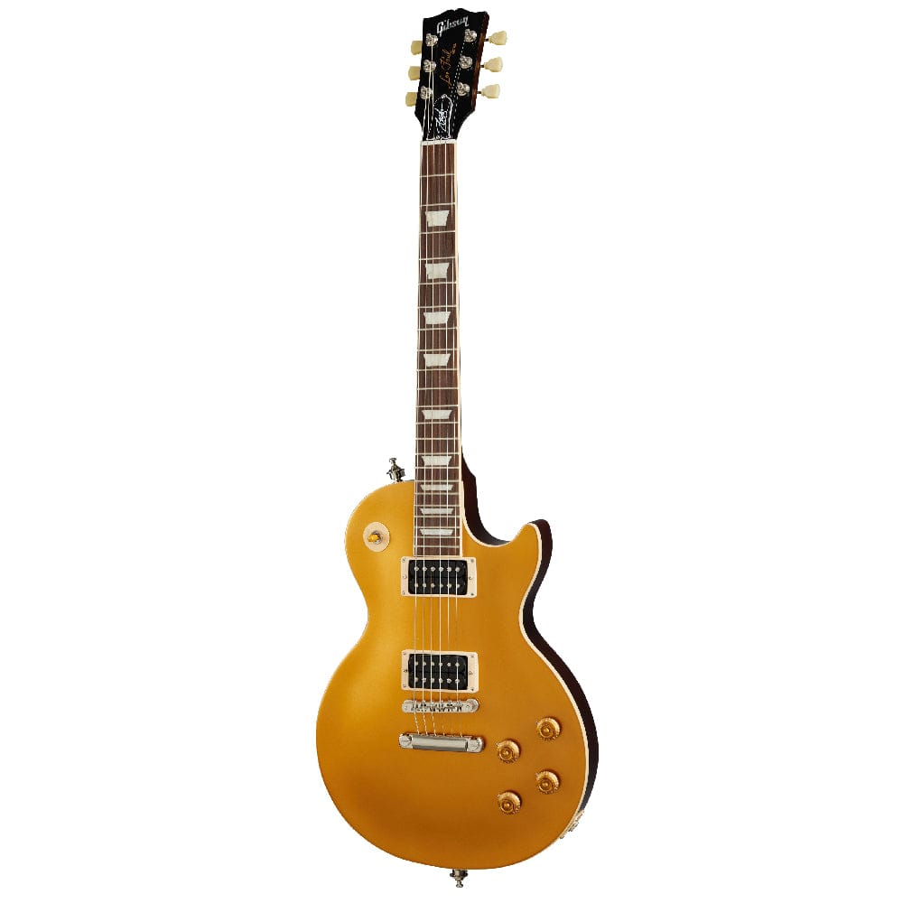 gibson electric guitars gold gibson slash victoria les paul standard goldtop 6 string electric guitar - gold