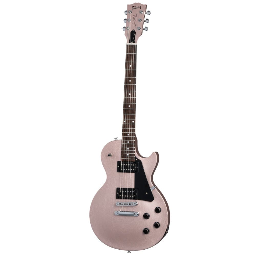 gibson electric guitars rose gold satin gibson les paul modern lite 6 string electric guitar #color_rose-gold-satin