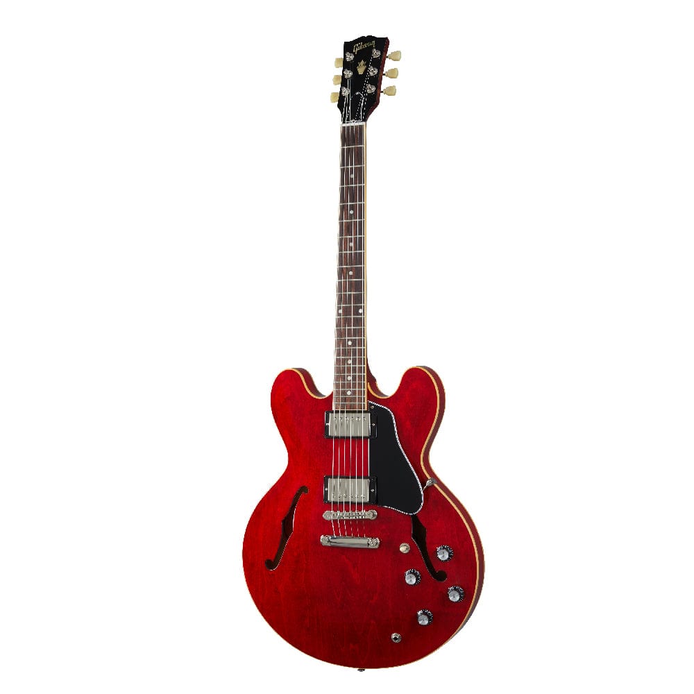gibson electric guitars sixties cherry gibson es-335 6 string hollowbody electric guitar